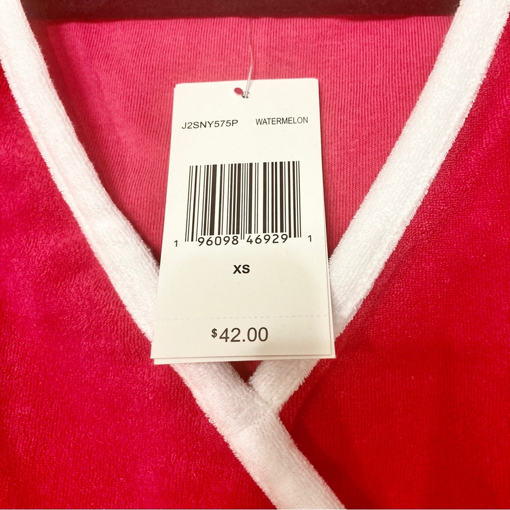 Juicy By Juicy Couture NWT XS Towel Terry Womens V Neck tank - Picture 5 of 6